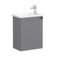 VitrA Root Classic Compact Washbasin Unit with Left-Hand Hinges