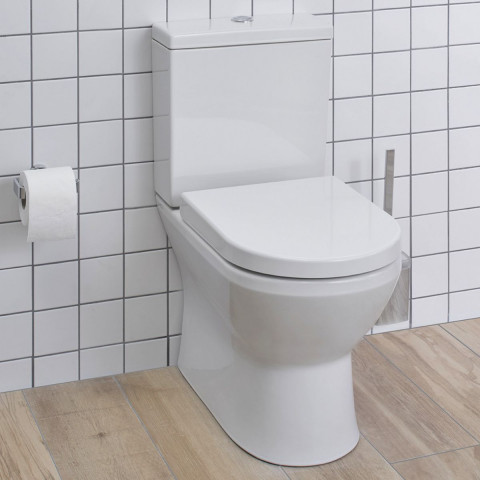 VitrA Integra Close Coupled Rimless Back to Wall Toilet