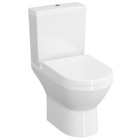 VitrA Integra Close Coupled Rimless Open Back Toilet