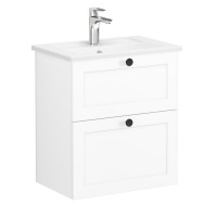 VitrA Root Classic Compact Washbasin Unit with 2 Drawers (60cm)