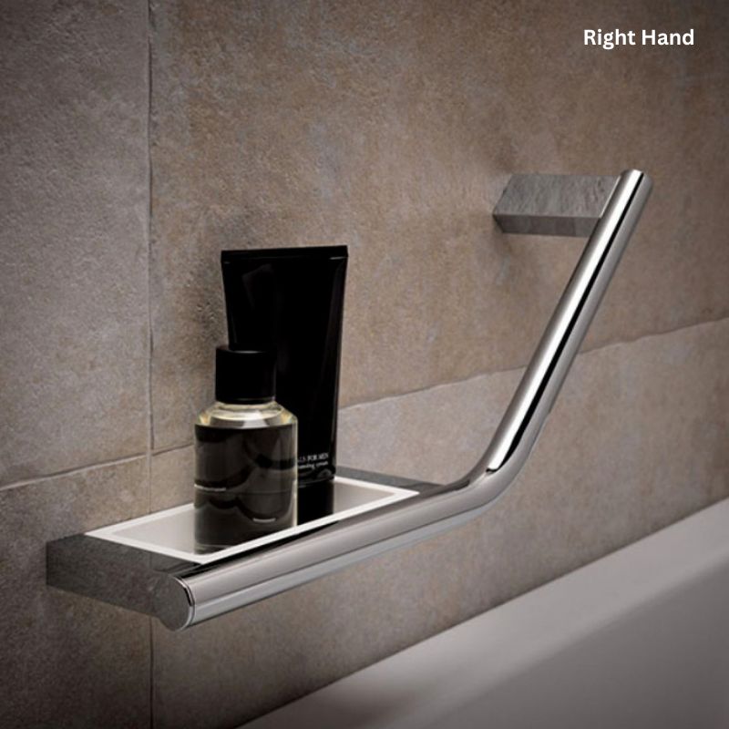 Keuco Plan Grab Bar With Integrated Soap Holder